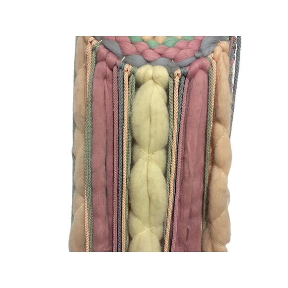 Dream Catcher Handmade Wall Decor 42" Native American Design Feathers & Macrame - Picture 5 of 10